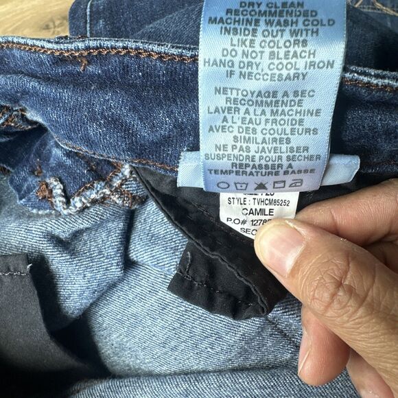 Joe's Jeans The Icon Jeans Womens Sz W28 Blue Stretch Dark Wash Mid Rise Skinny - Picture 15 of 16